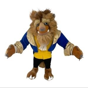 14" VINTAGE 1992 DISNEY BEAUTY AND THE BEAST MATTEL STUFFED ANIMAL PLUSH TOY